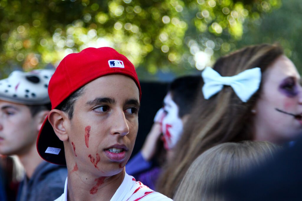 Gunn High School homecoming zombie day