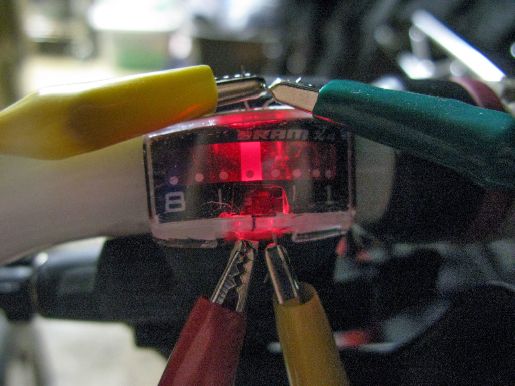 bicycle gear shifter with illuminated gear indicator
