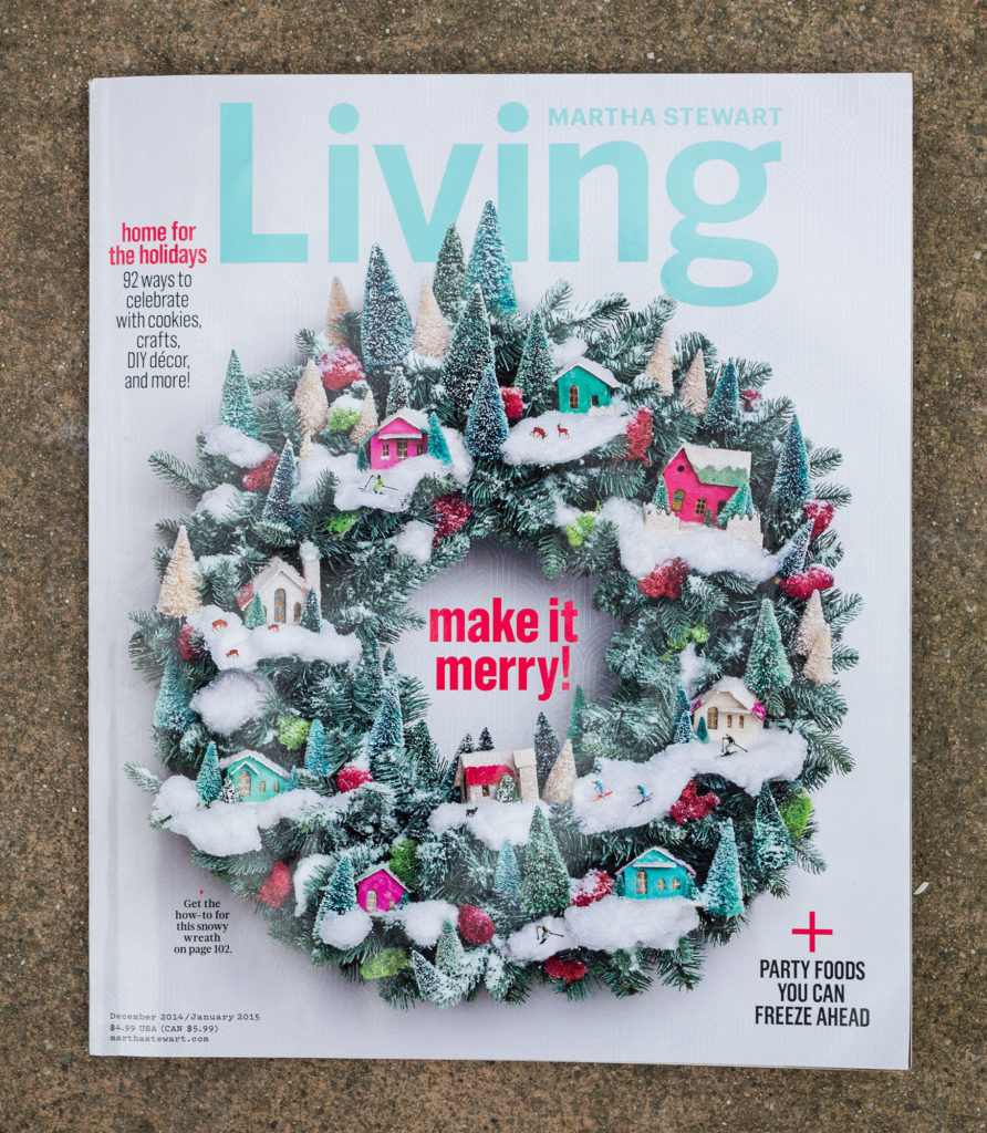 cover of winter issue of Martha Stewart Living magazine