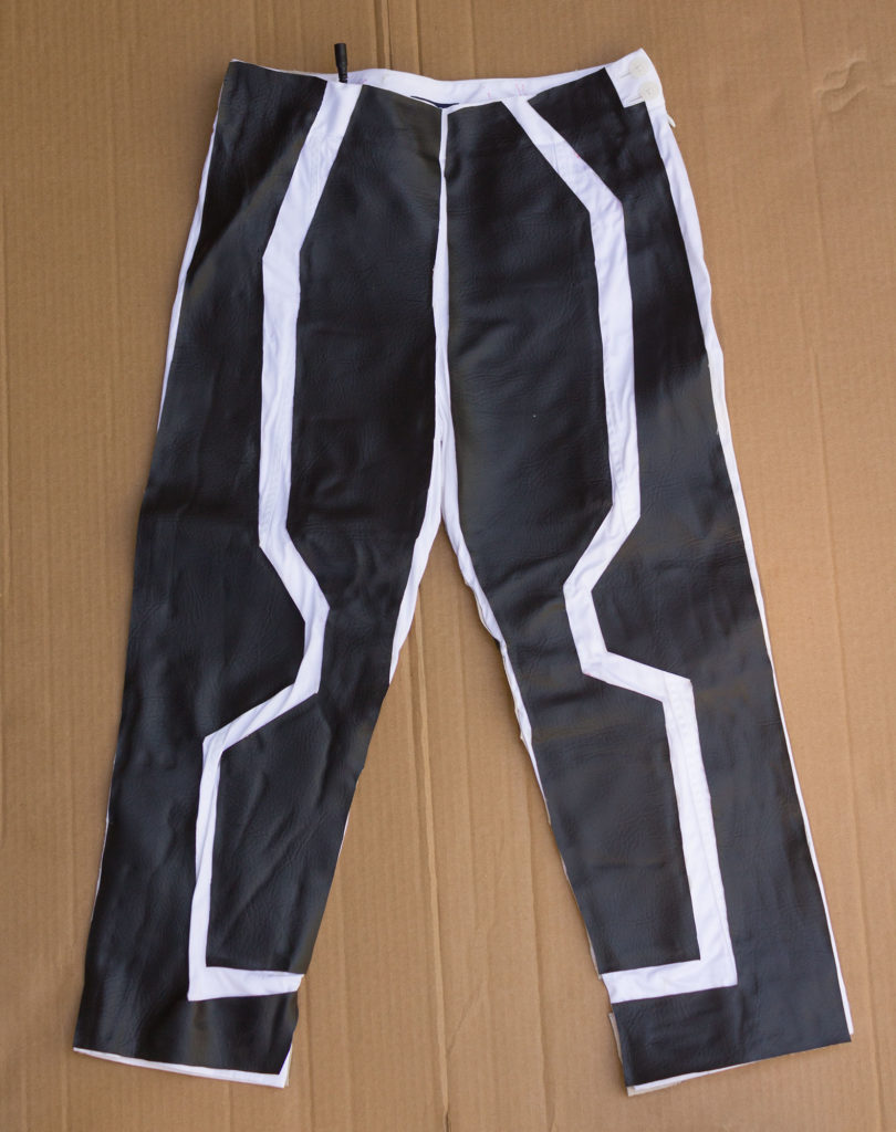 pants from Halloween costume of the character Clu from the movie Tron Legacy
