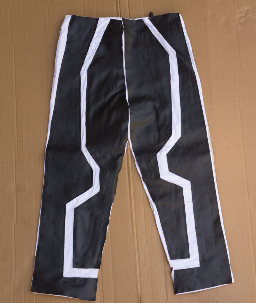 pants from Halloween costume of the character Clu from the movie Tron Legacy