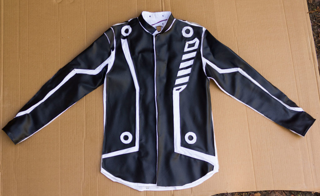 shirt from Halloween costume of the character Clu from the movie Tron Legacy