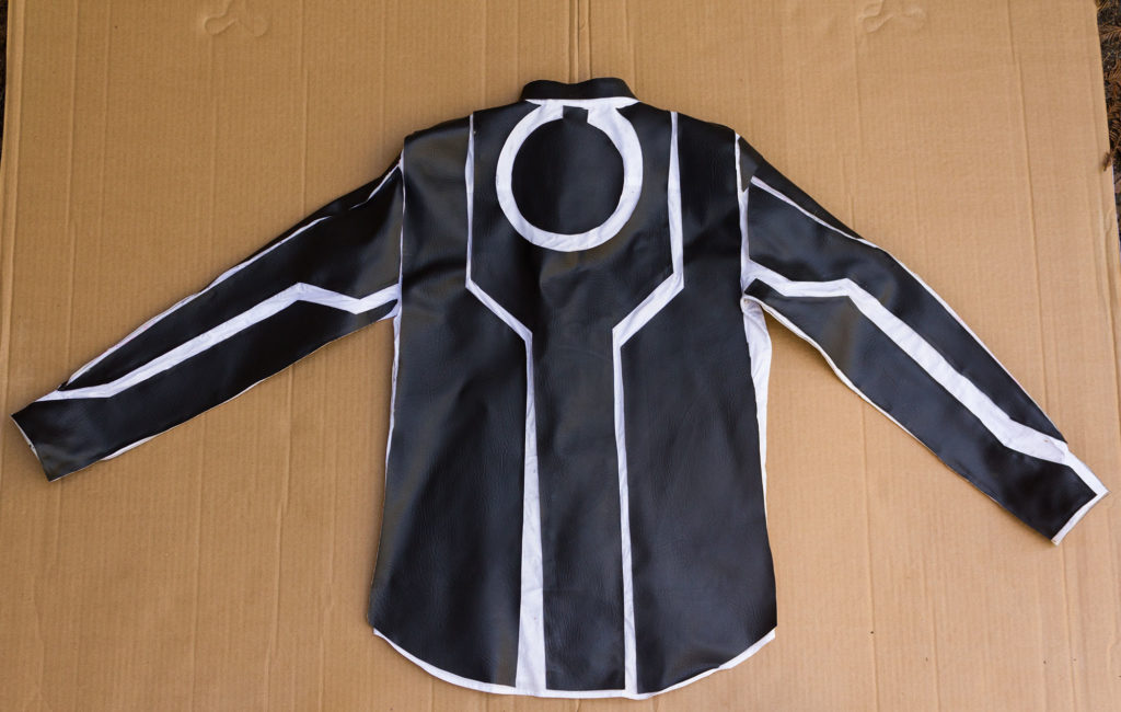 shirt from Halloween costume of the character Clu from the movie Tron Legacy